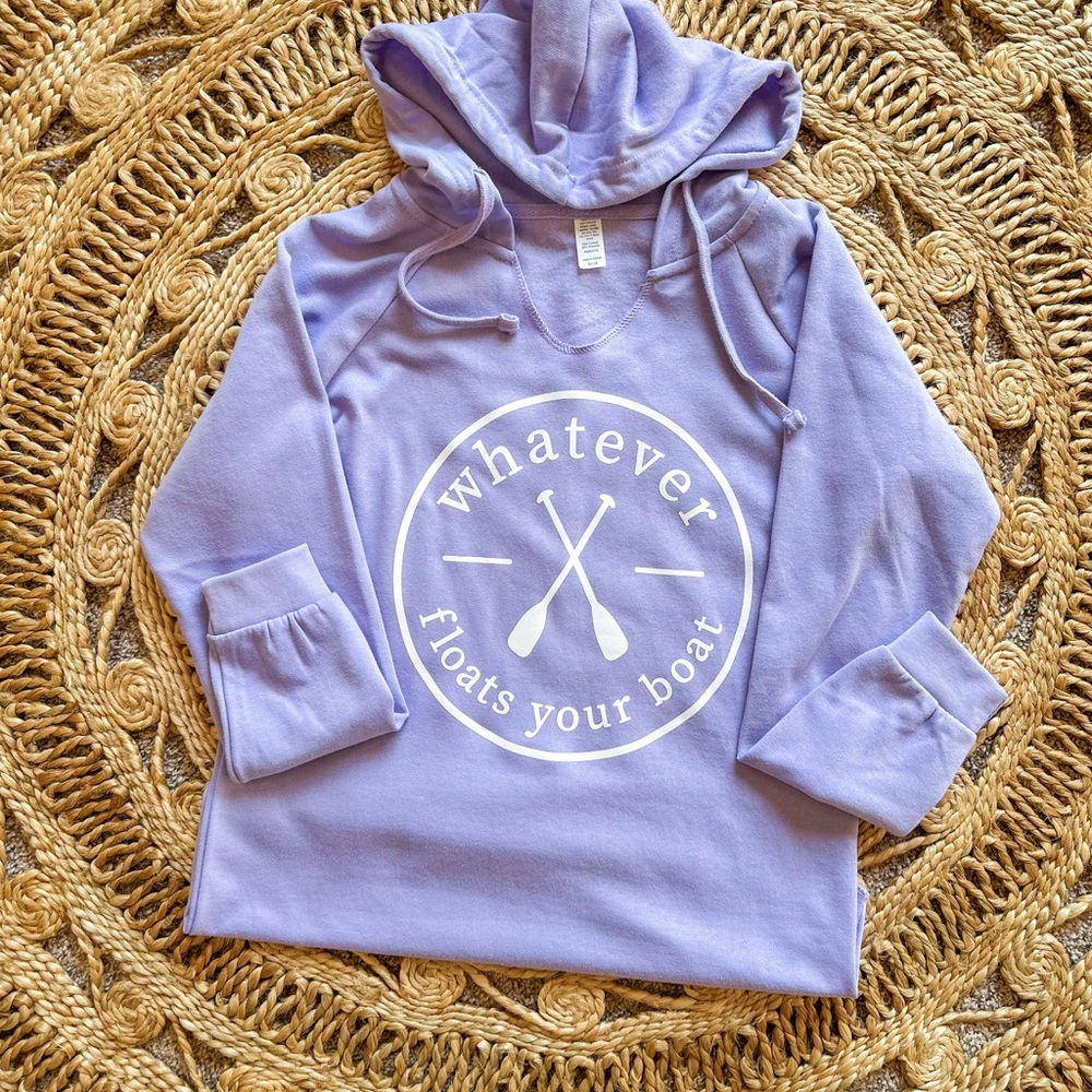 Lavender Hoodie with Nautical Print
Brand New